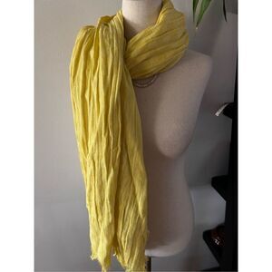Yellow scarf cotton 100% size 44x57